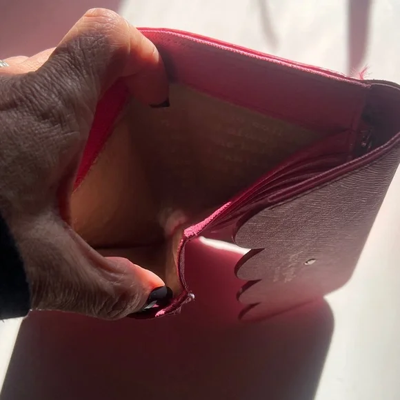 Kate Spade Red Scalloped Clutch - Picture 6 of 6